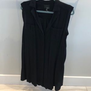 Black dress Greylin Tristan woven black dress